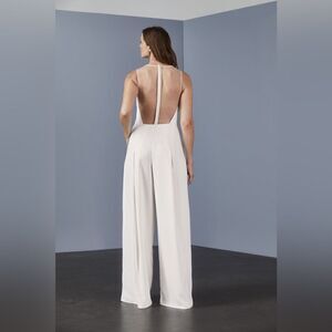 New Amsale LW136 - Sheer back Jumpsuit/size 4